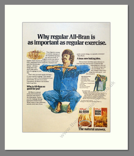 Kellogg's All-Bran. Vintage Advert 1973 (ref AD301451)