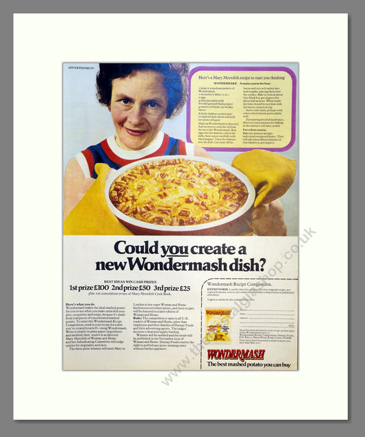 Wondermash. Vintage Advert 1973 (ref AD301496)