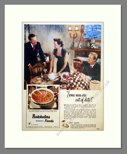 Batchelors Foods. Vintage Advert 1951 (ref AD301540)