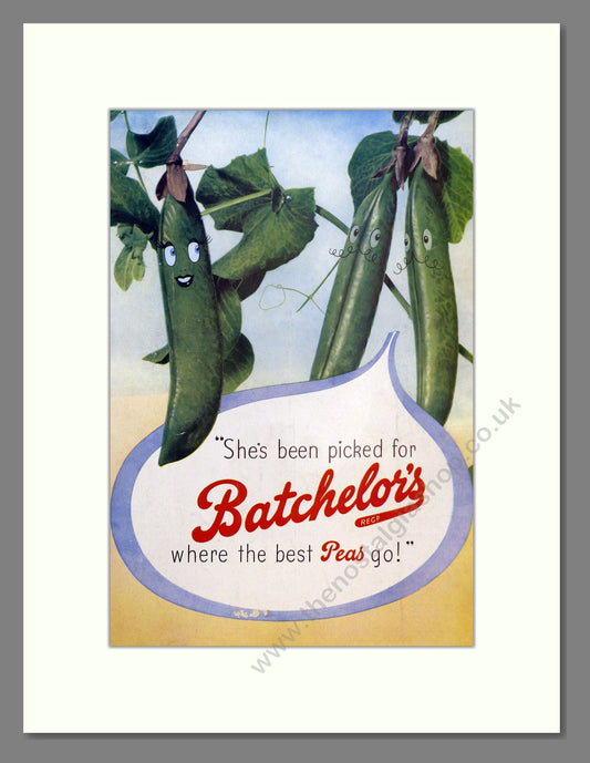 Batchelors Peas. Vintage Advert 1948 (ref AD301545)