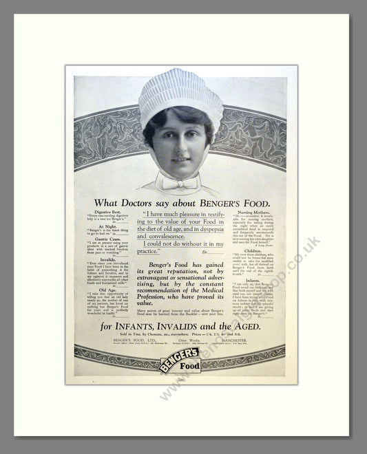 Benger's Food. Vintage Advert 1928 (ref AD301560)