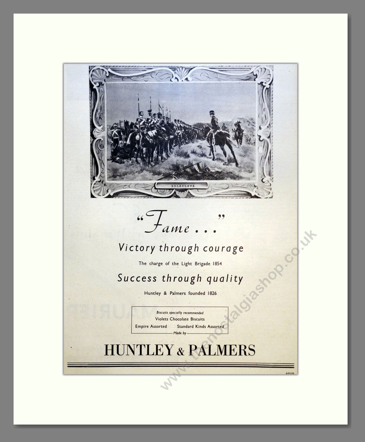 Huntley and Palmers. Vintage Advert 1939 (ref AD301565)