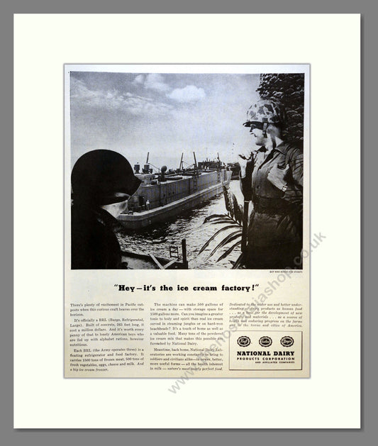 National Dairy. Vintage Advert 1945 (ref AD301579)