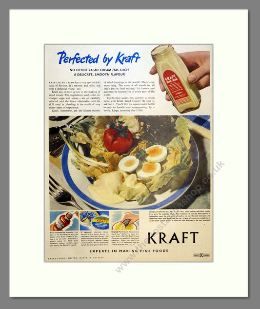 Kraft Salad Cream. Vintage Advert 1953 (ref AD301592)