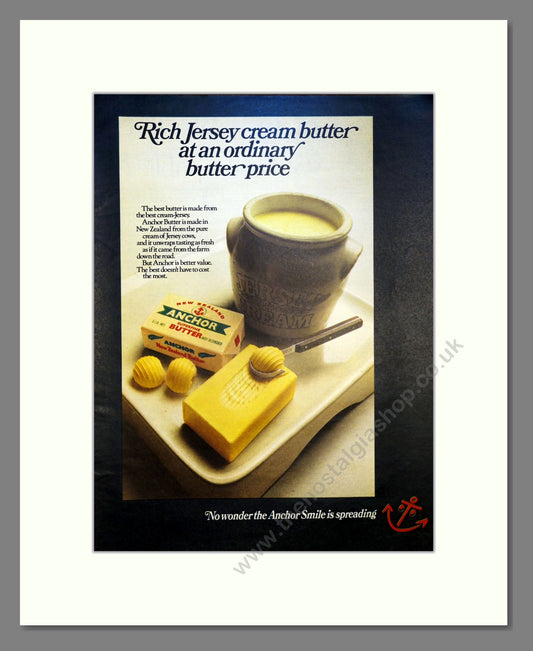 Anchor Butter. Vintage Advert 1969 (ref AD301608)