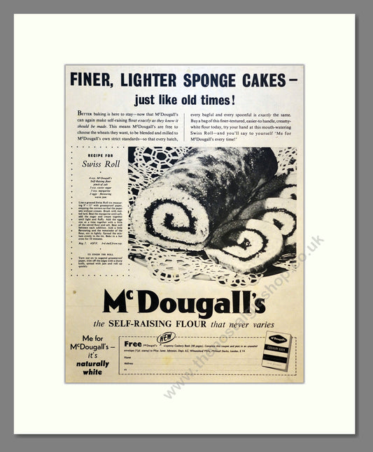 McDougall's Flour. Vintage Advert 1953 (ref AD301636)