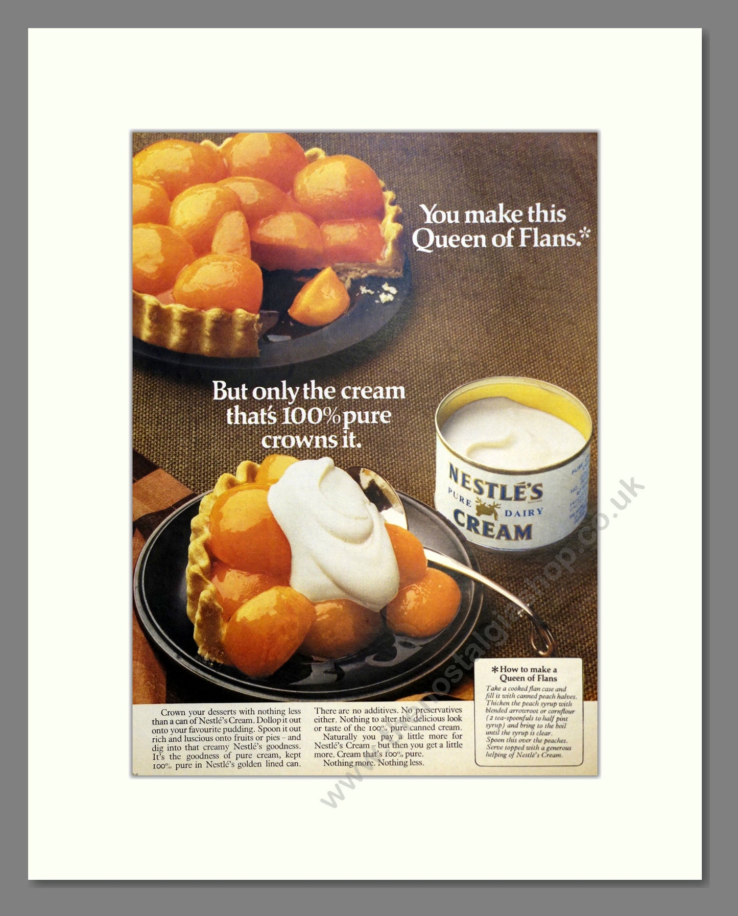 Nestle's Cream. Vintage Advert 1969 (ref AD301682)