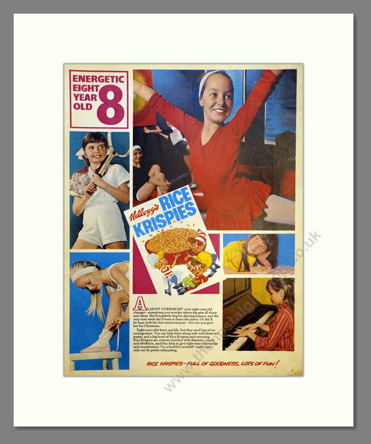 Kellogg's Rice Crispies. Vintage Advert 1969 (ref AD301687)
