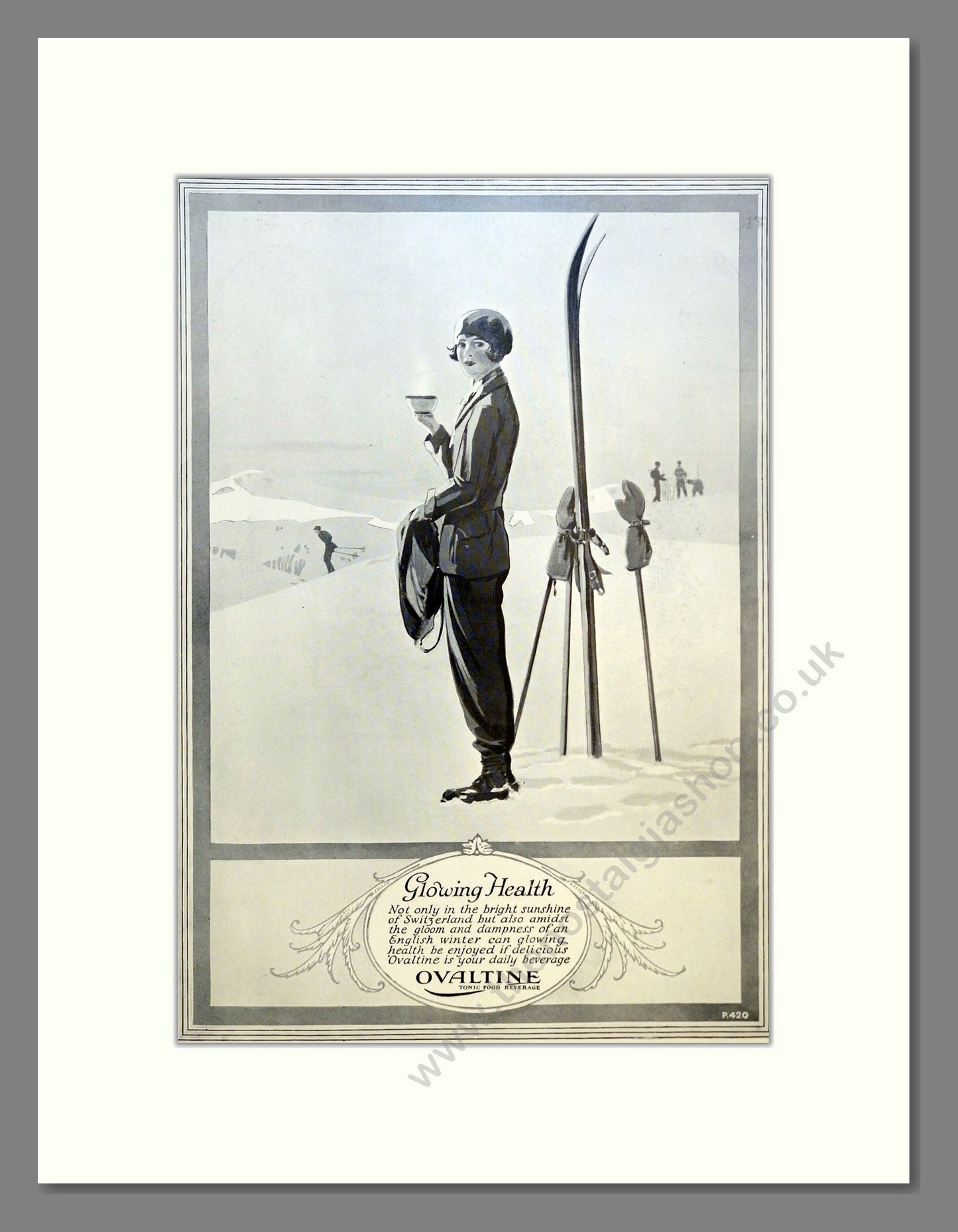 Ovaltine. Vintage Advert 1927 (ref AD301706)