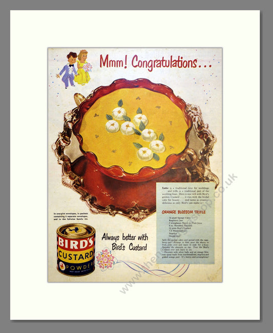 Bird's Custard. Vintage Advert 1951 (ref AD301735)