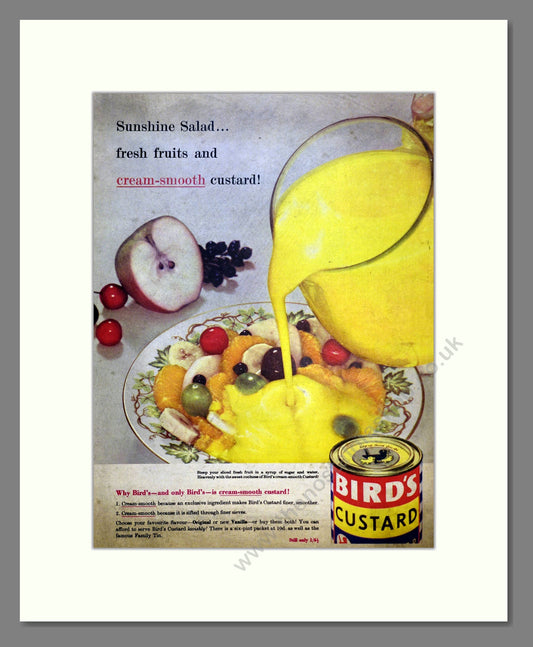 Bird's Custard. Vintage Advert 1955 (ref AD301738)