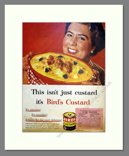 Bird's Custard. Vintage Advert 1955 (ref AD301739)