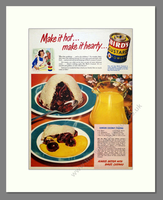 Bird's Custard. Vintage Advert 1952 (ref AD301747)