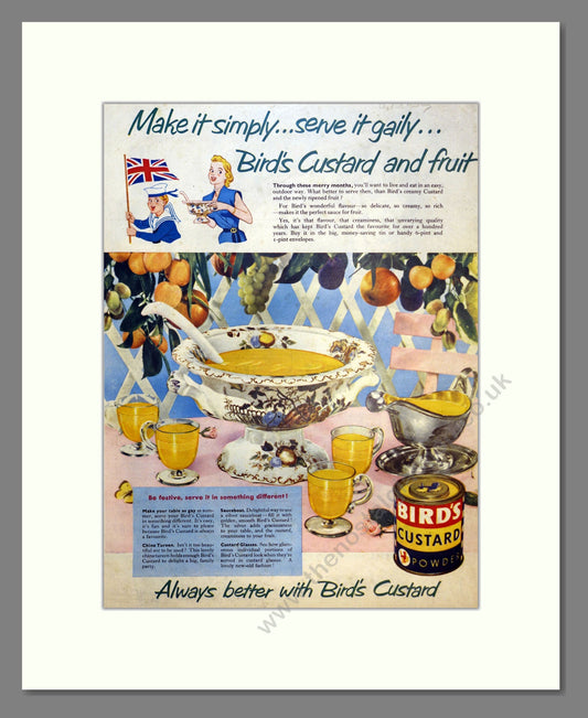 Bird's Custard. Vintage Advert 1953 (ref AD301748)