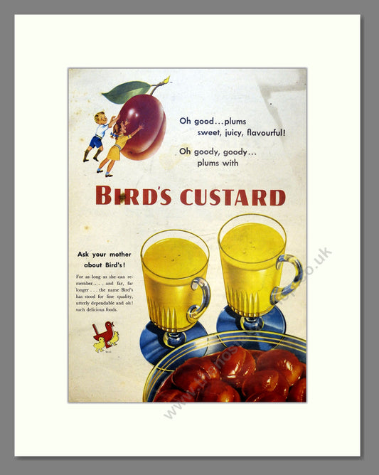 Bird's Custard. Vintage Advert 1949 (ref AD301749)