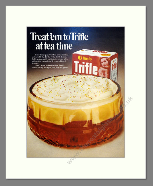 Bird's Trifle. Vintage Advert 1969 (ref AD301751)
