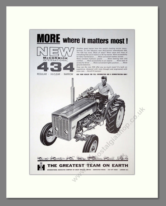 McCormick International 434. Vintage Advert (ref AD301761)