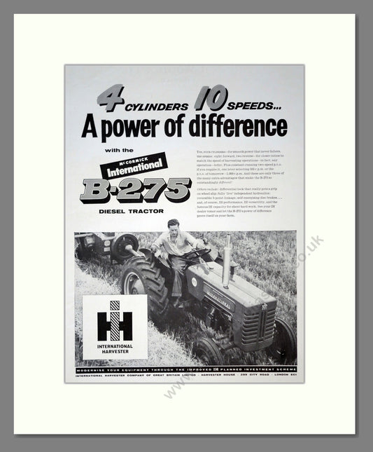 McCormick International B-275. Vintage Advert (ref AD301762)