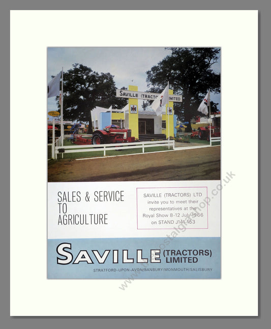 Saville Tractors. Vintage Advert (ref AD301777)