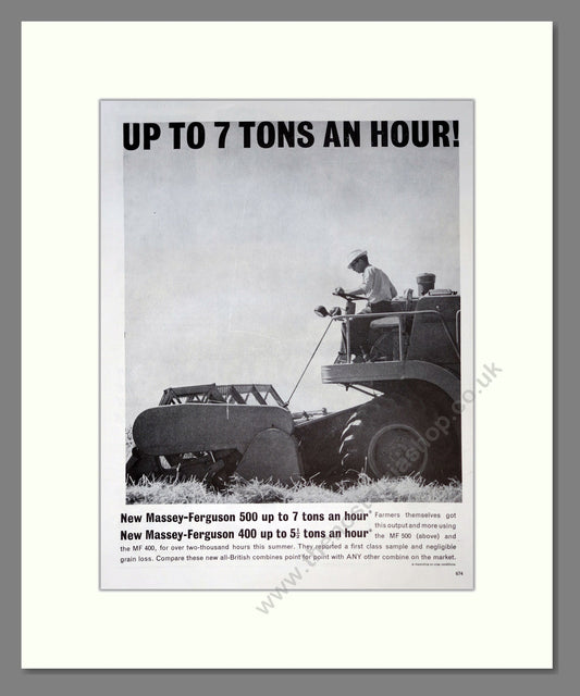 Massey Ferguson. Vintage Advert (ref AD301840)