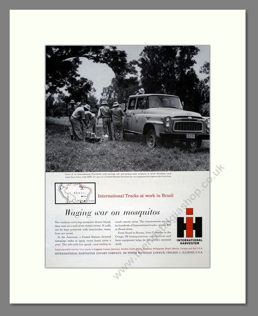International Harvester Trucks. Vintage Advert (ref AD301849)