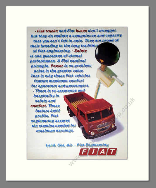 Fiat Trucks. Vintage Advert (ref AD301862)