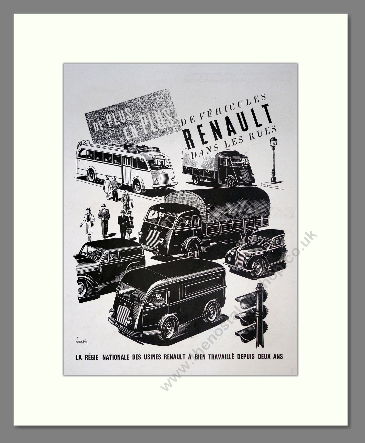 Renault Trucks And Buses. Vintage Advert (ref AD301869)
