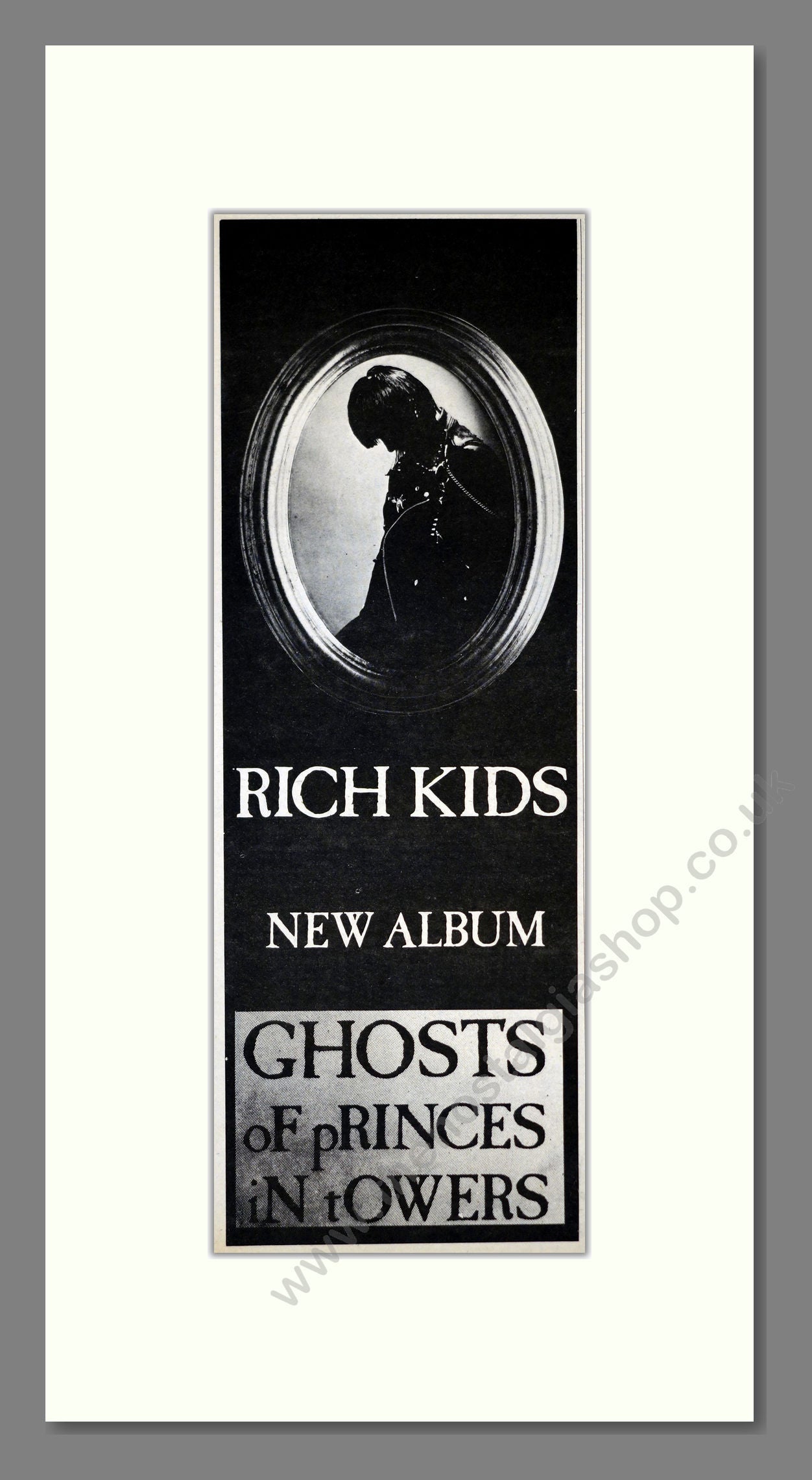 Rich Kids - Ghosts Of Princes In Towers. Vintage Advert 1978 (ref AD201123)