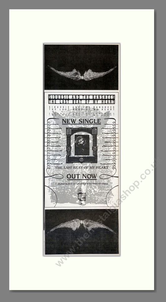 Siouxsie And The Banshees - The Last Beat Of My Heart. Vintage Advert 1988 (ref AD201151)