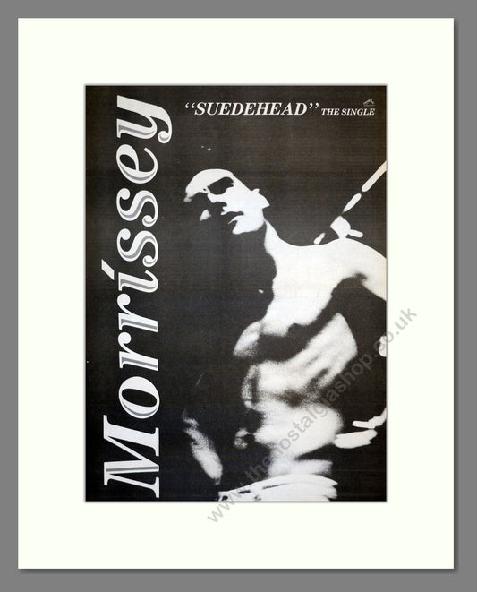 Morrissey - Suedehead. Vintage Advert 1988 (ref AD17395)