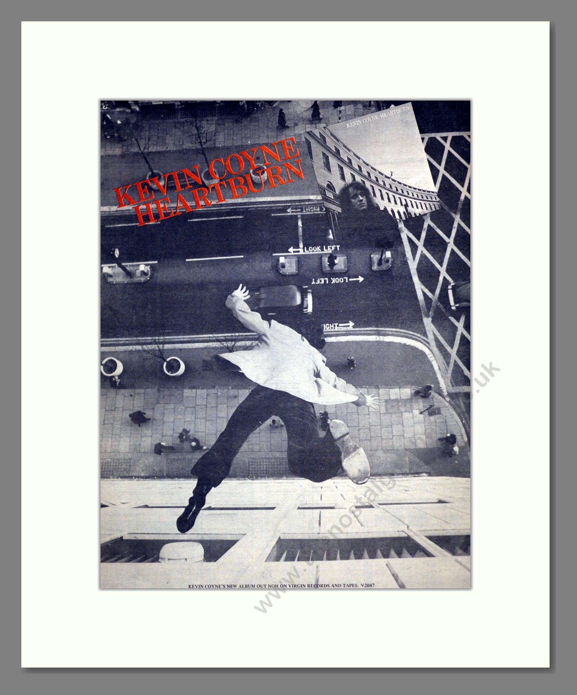 Kevin Coyne - Heartburn. Vintage Advert 1976 (ref AD17548)