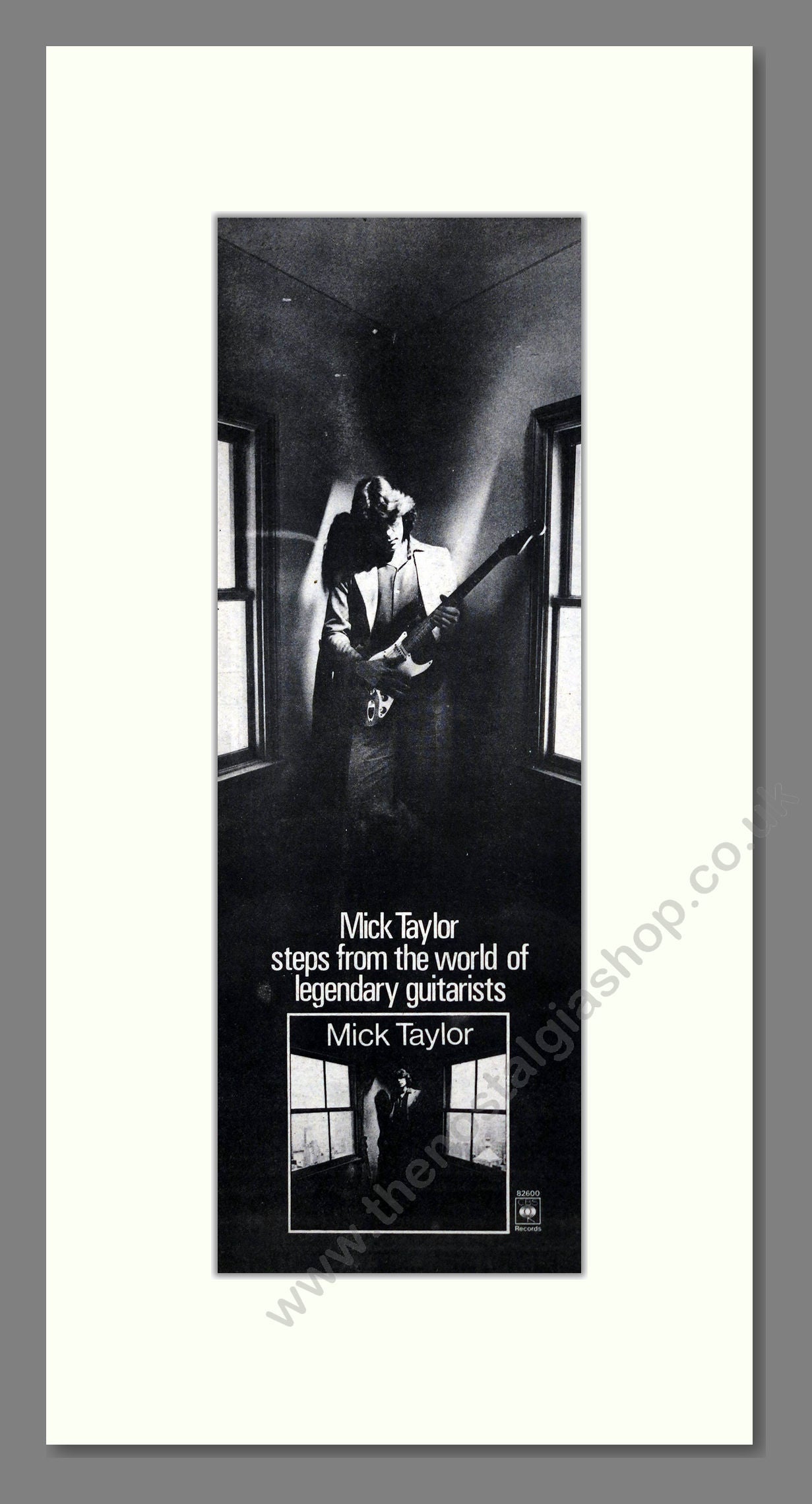 Mick Taylor - Self Titled. Vintage Advert 1979 (ref AD201323)