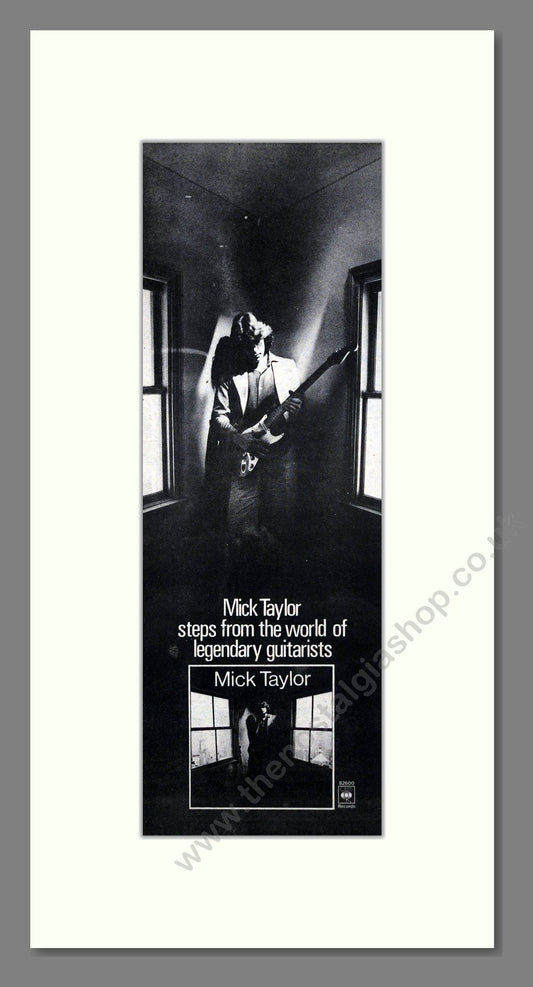 Mick Taylor - Self Titled. Vintage Advert 1979 (ref AD201323)