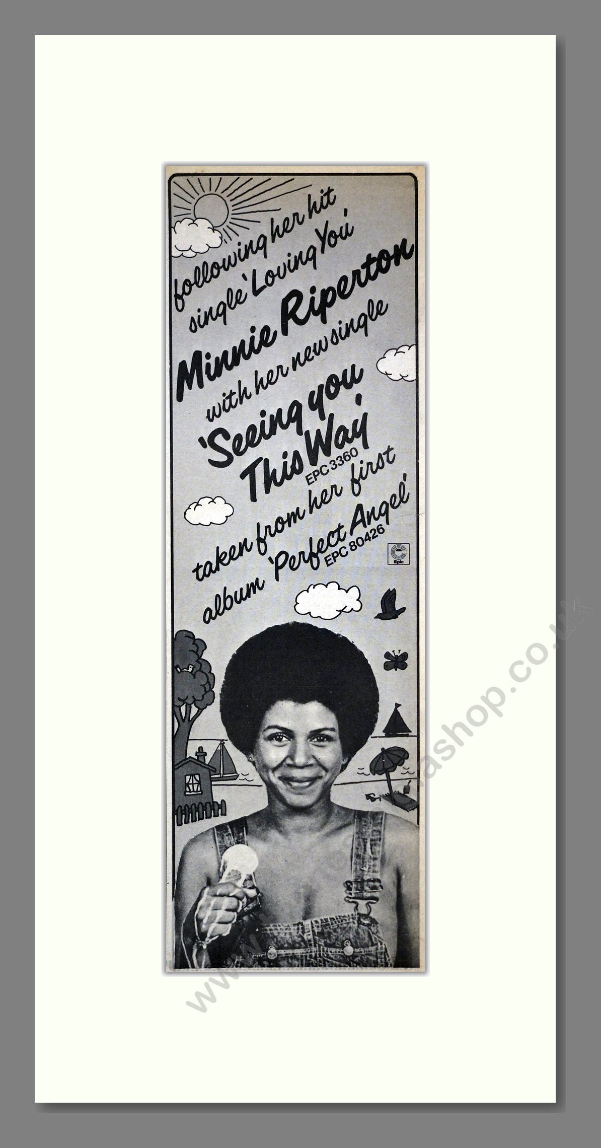 Minnie Riperton - Seeing You This Way. Vintage Advert 1975 (ref AD2013 ...