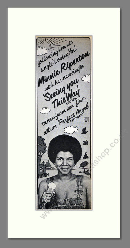 Minnie Riperton - Seeing You This Way. Vintage Advert 1975 (ref AD201324)