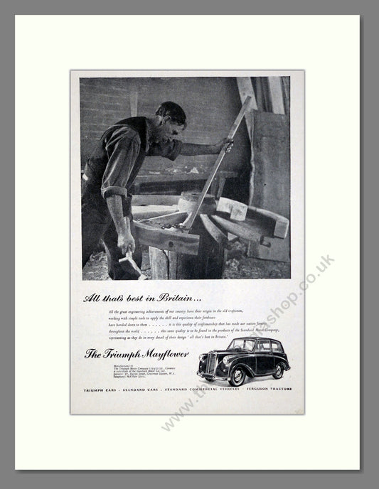 Triumph - Mayflower. Vintage Advert 1951 (ref AD61224)