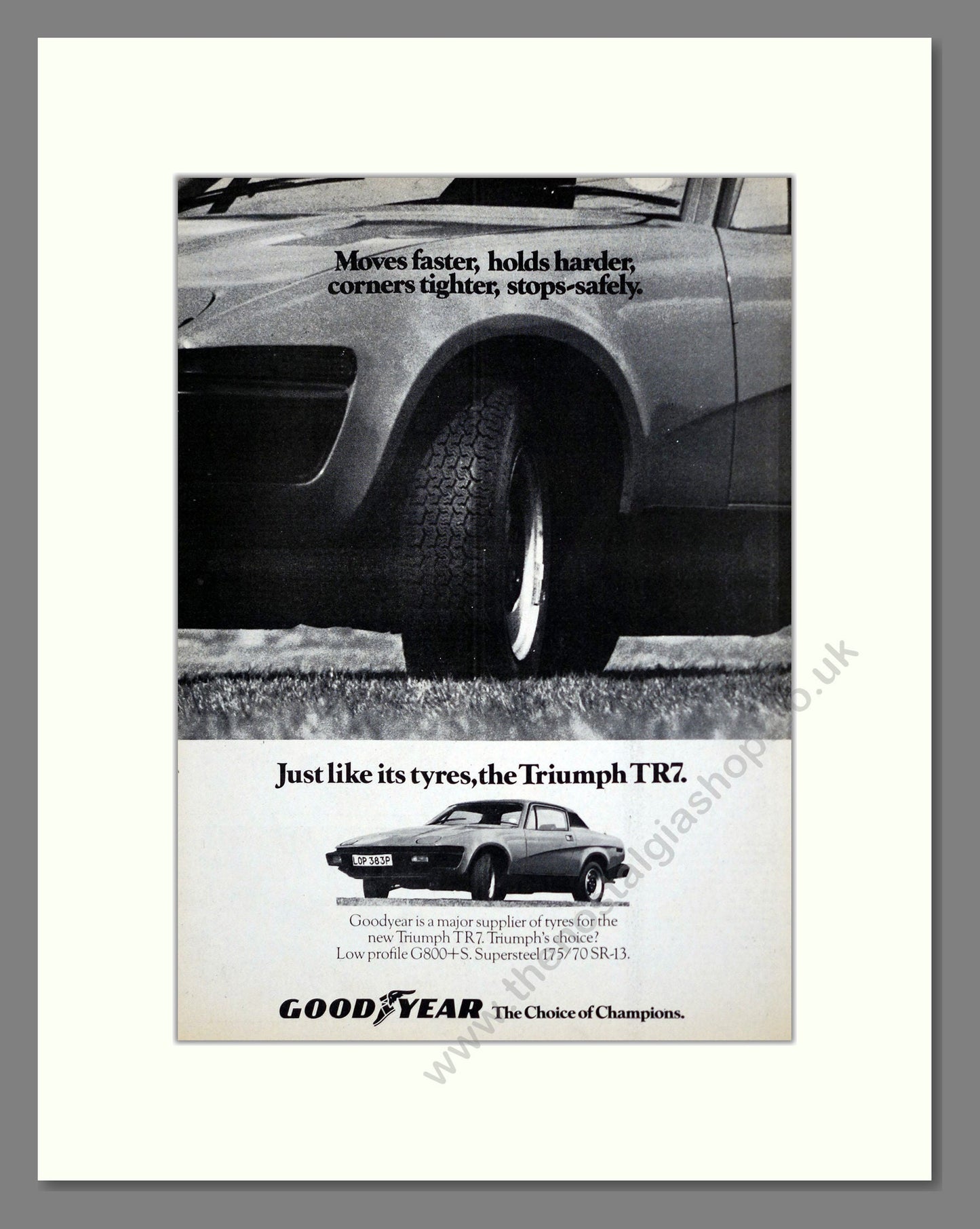 Triumph - TR7. Vintage Advert 1976 (ref AD61238)