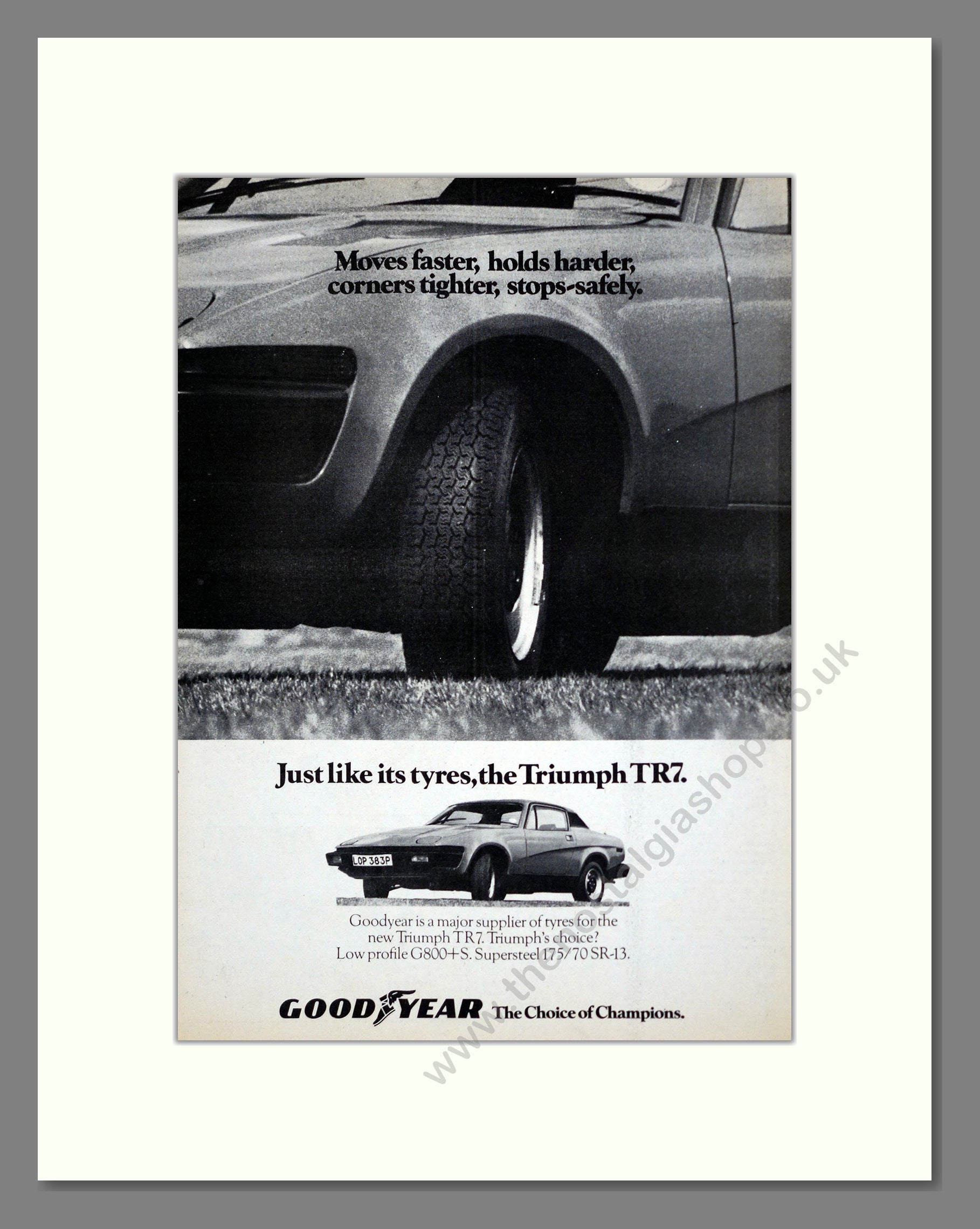 Triumph - TR7. Vintage Advert 1976 (ref AD61238)