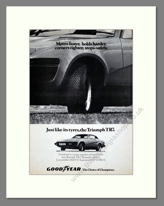 Triumph - TR7. Vintage Advert 1976 (ref AD61238)