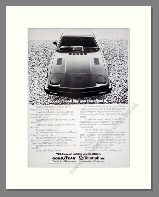 Triumph - TR7. Vintage Advert 1976 (ref AD61239)