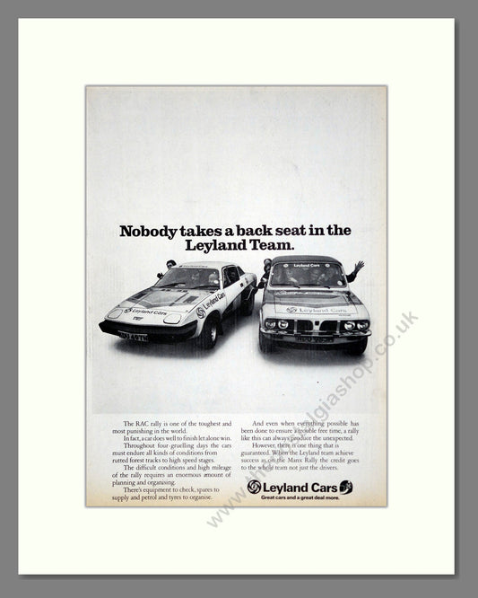 Triumph - RAC Rally. Vintage Advert 1976 (ref AD61241)