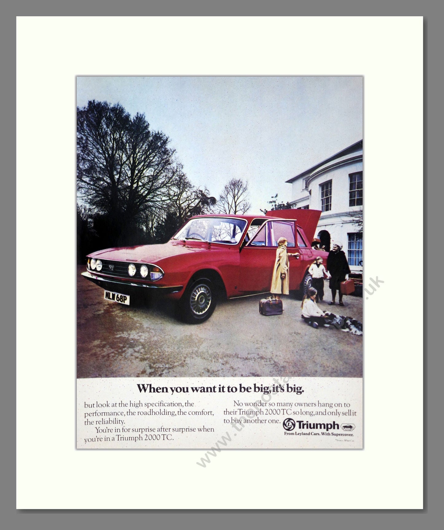 Triumph - 2000 TC. Vintage Advert 1976 (ref AD61287)