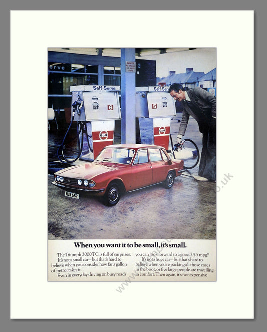 Triumph - 2000 TC. Vintage Advert 1976 (ref AD61288)