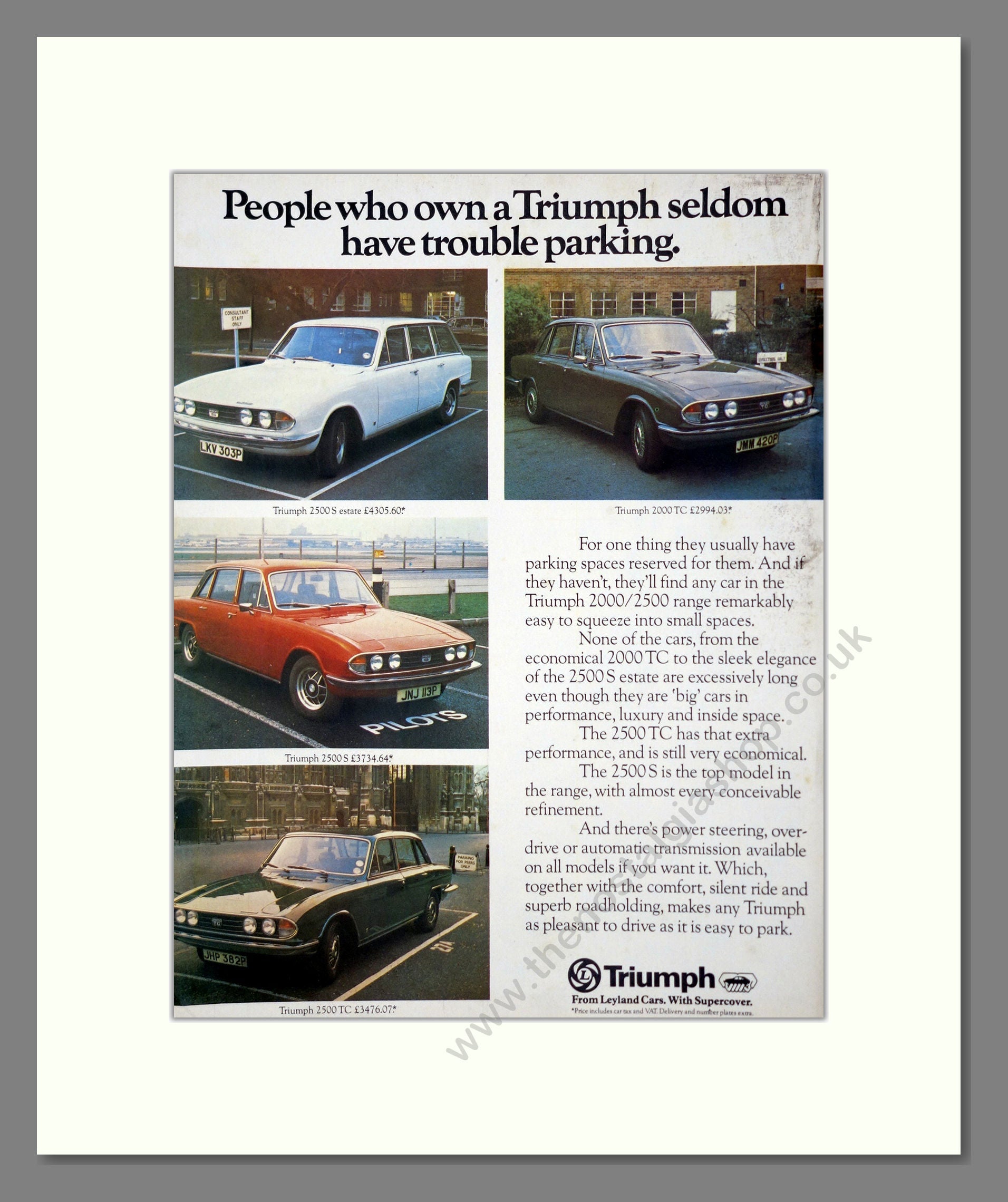 Triumph - 2000. Vintage Advert 1976 (ref AD61300)
