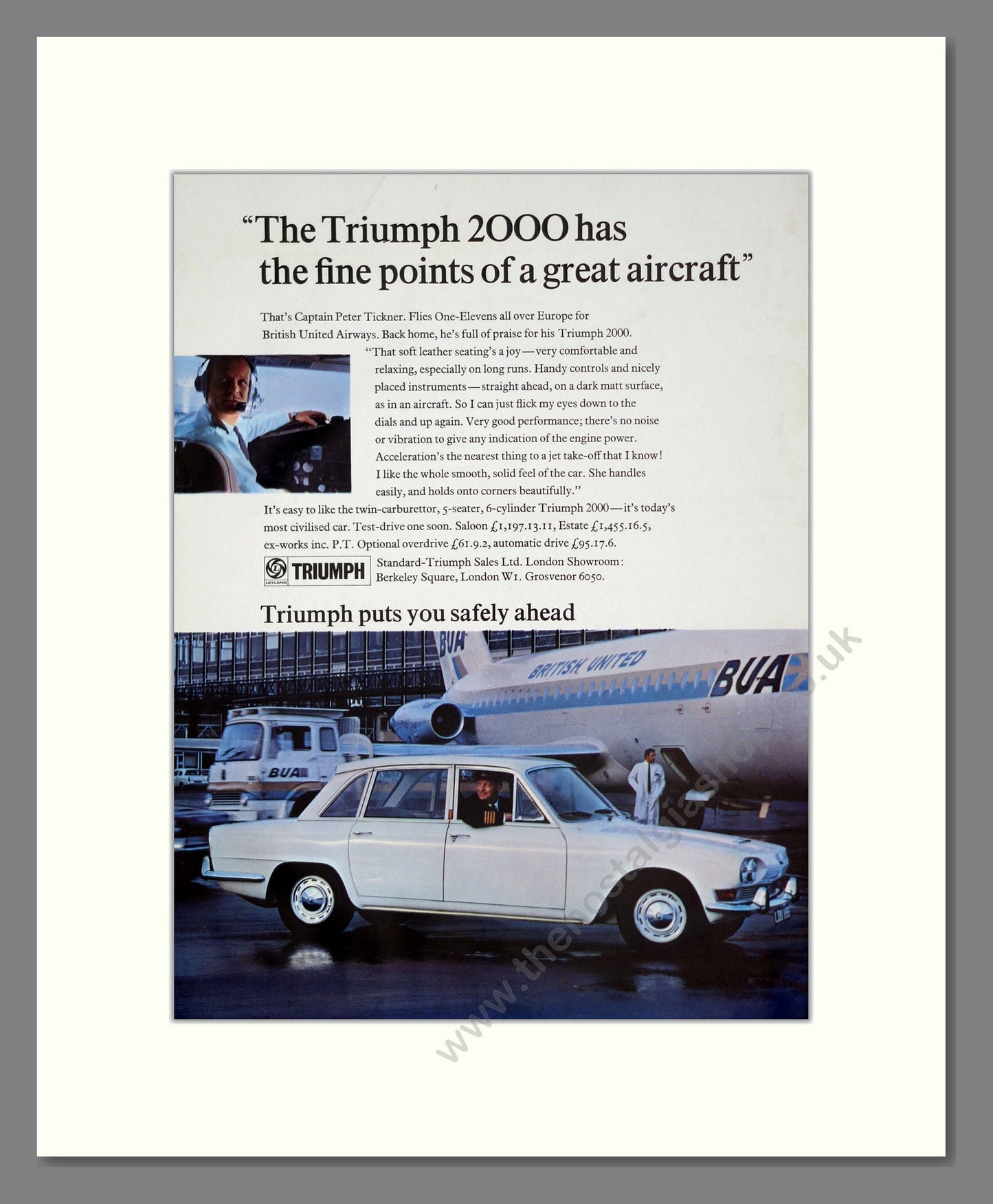 Triumph - 2000. Vintage Advert 1968 (ref AD61303)