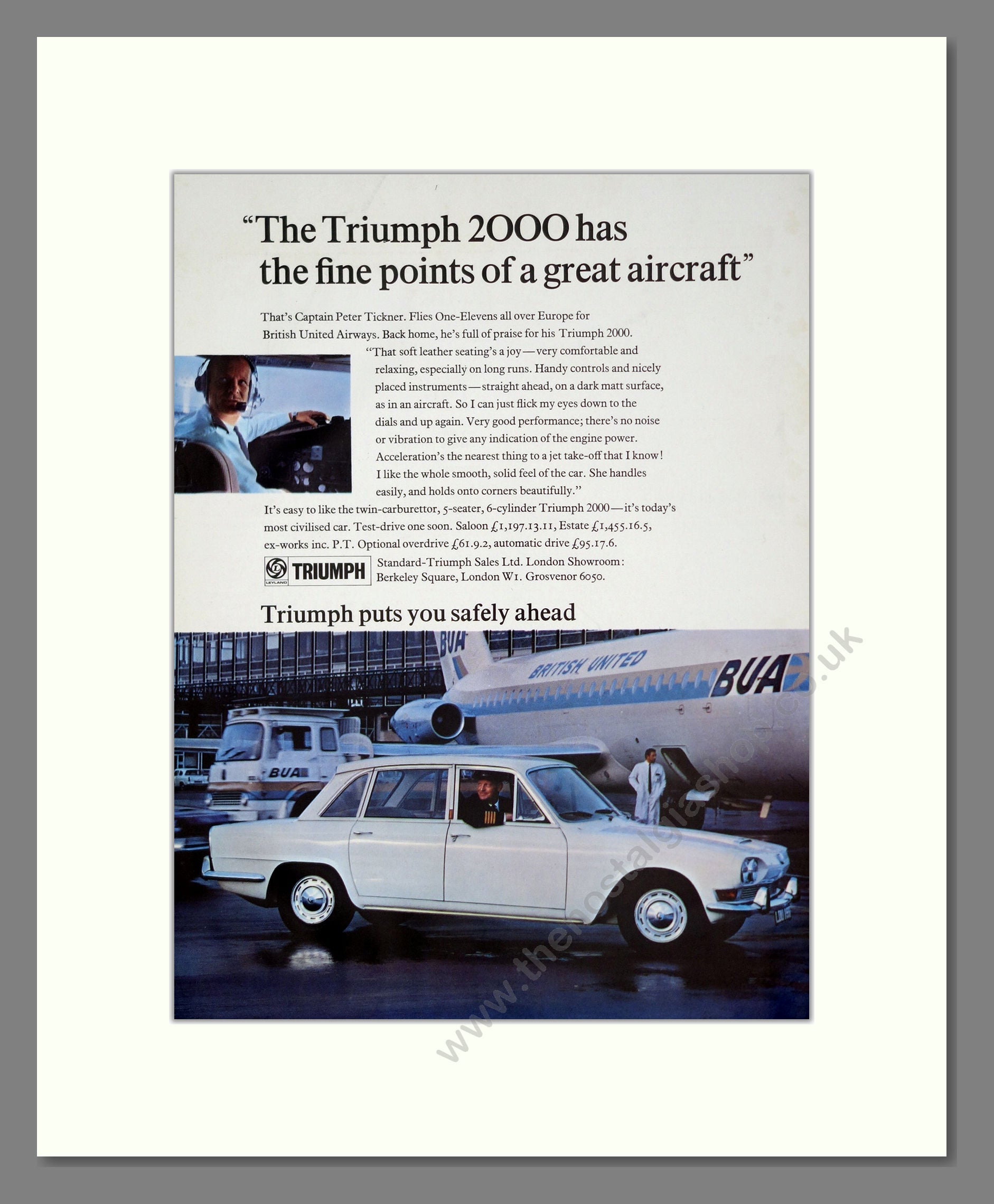 Triumph - 2000. Vintage Advert 1968 (ref AD61303)