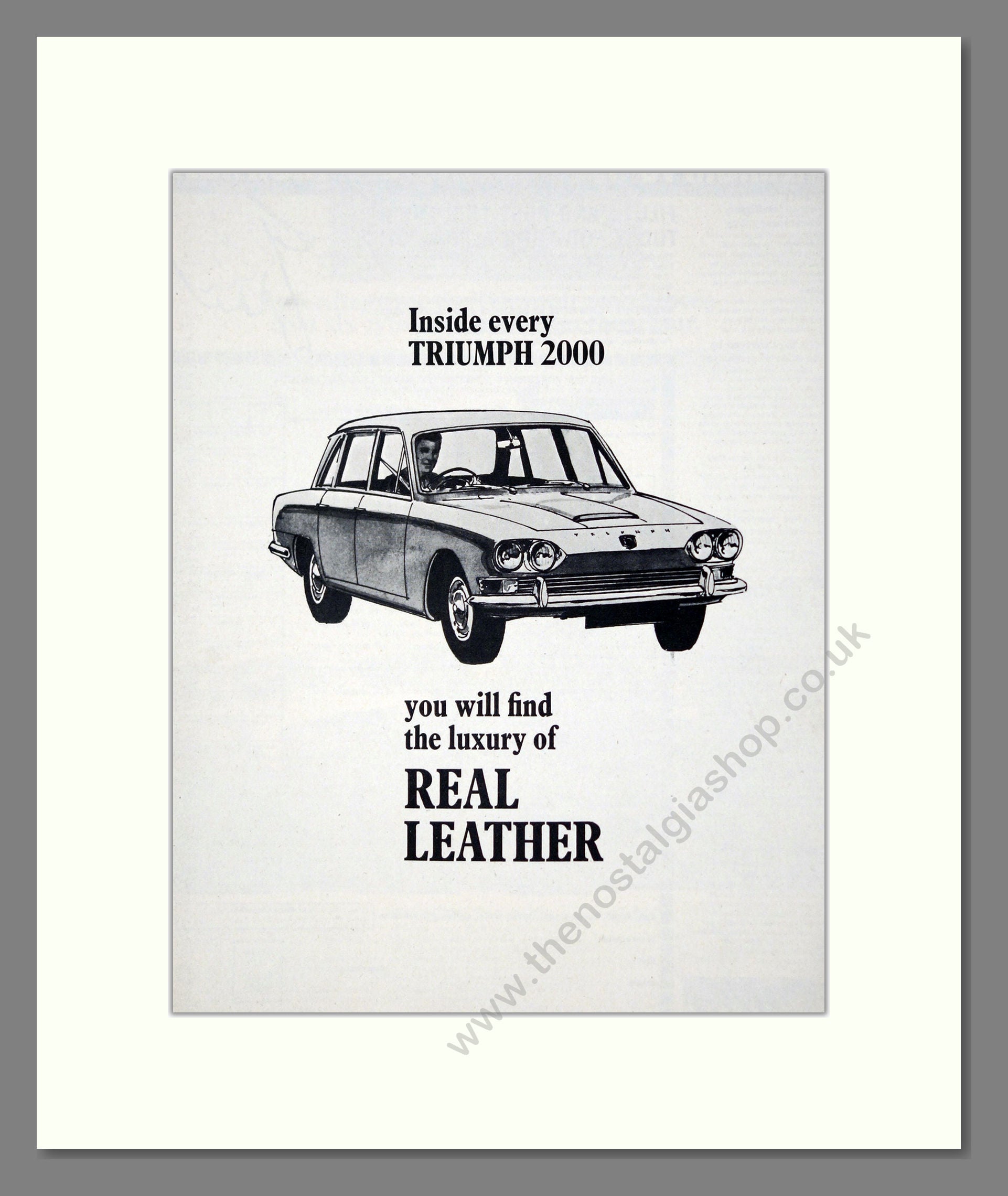 Triumph - 2000. Vintage Advert 1968 (ref AD61305)