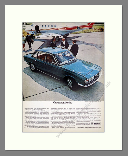 Triumph - 2.5 PI Mk2. Vintage Advert 1970 (ref AD61310)