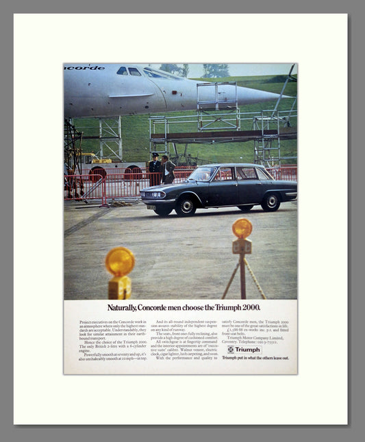 Triumph - 2000. Vintage Advert 1972 (ref AD61337)