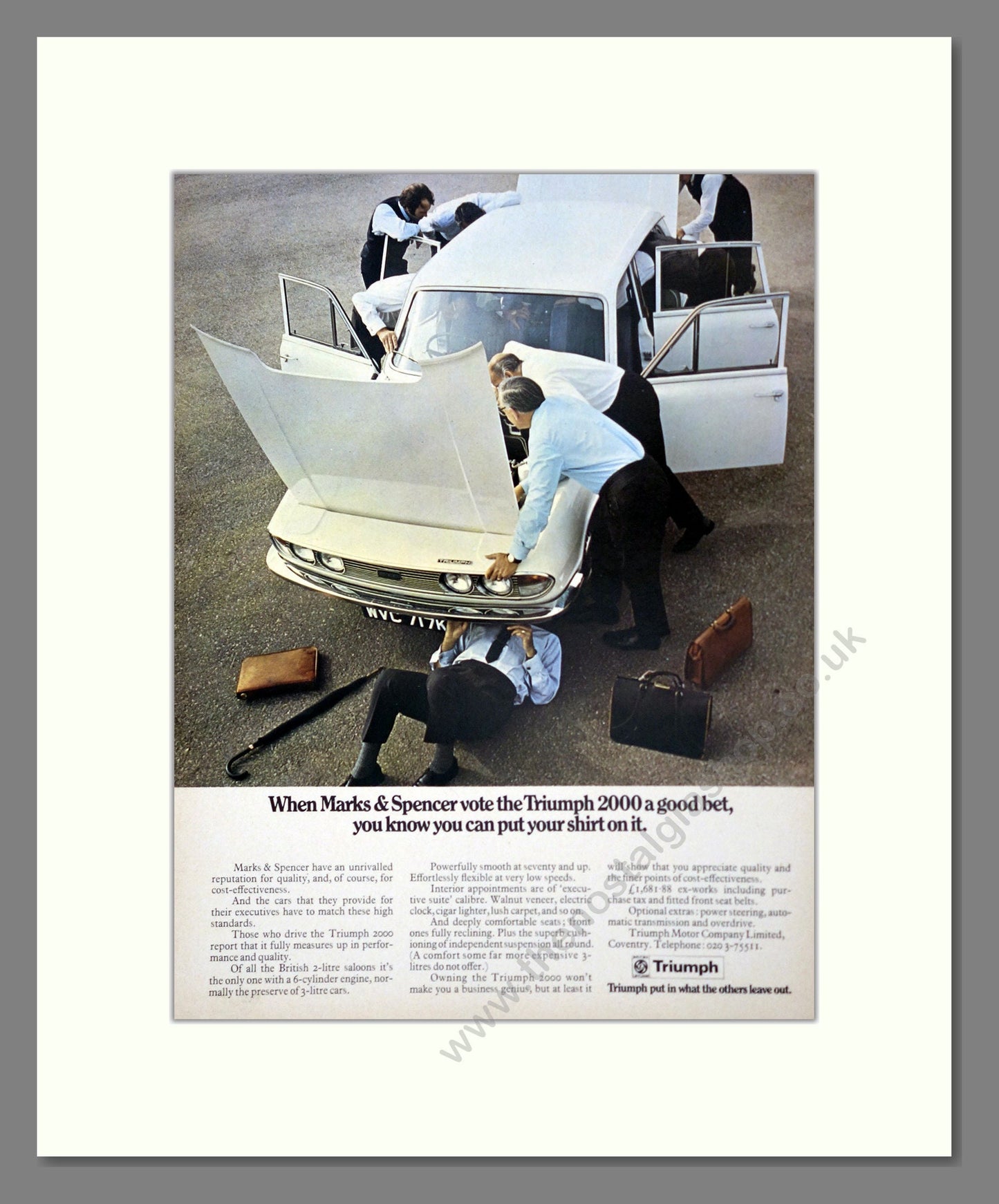 Triumph - 2000. Vintage Advert 1972 (ref AD61338)